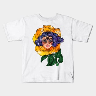 Flower Head Kids T-Shirt